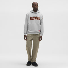 Cleveland Browns lululemon Steady State Pullover Hoodie Heathered Silver Drop