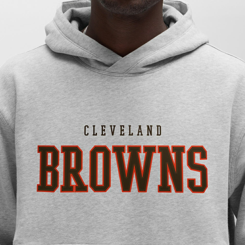 Cleveland Browns lululemon Steady State Pullover Hoodie Heathered Silver Drop