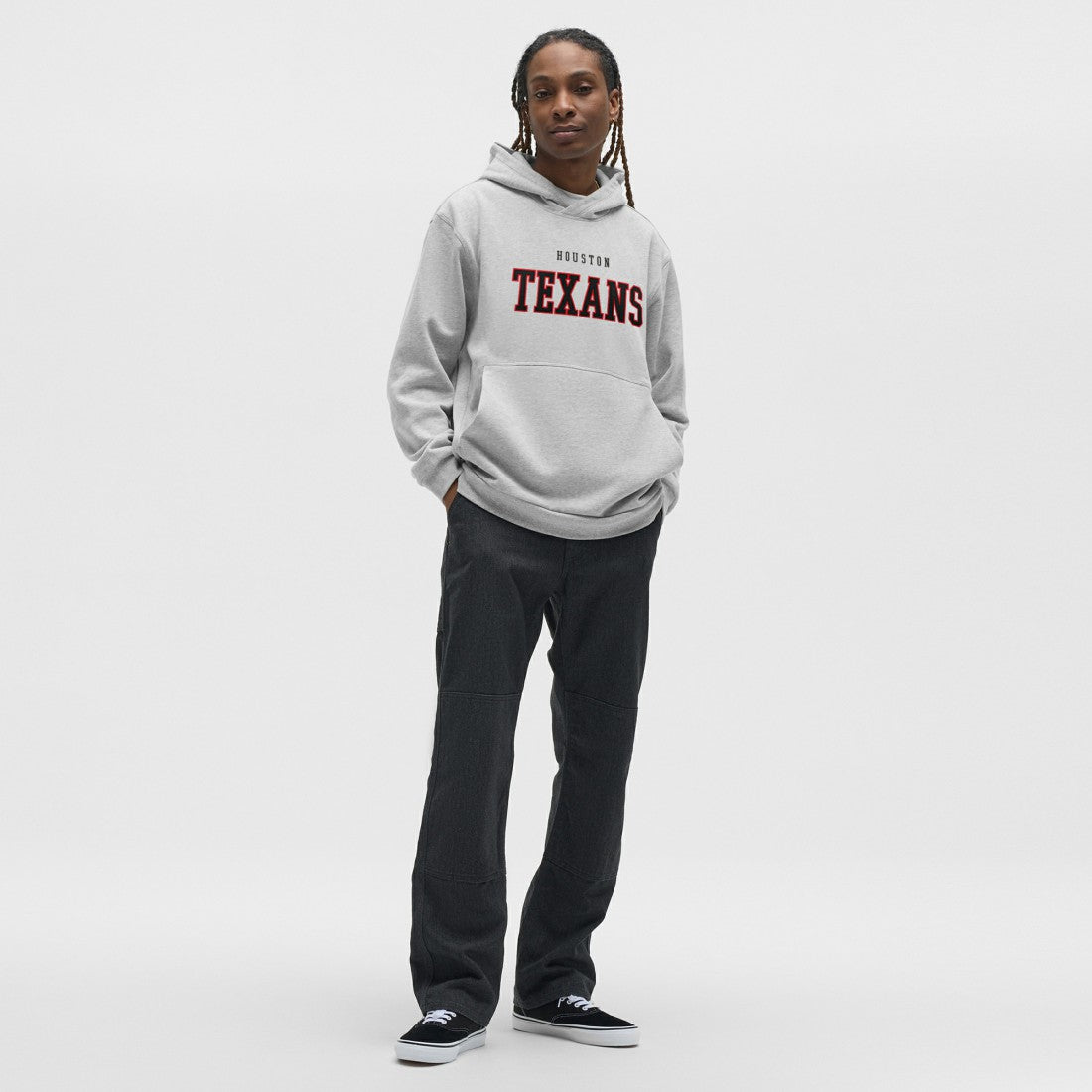 Houston Texans lululemon Steady State Pullover Hoodie Heathered Silver Drop
