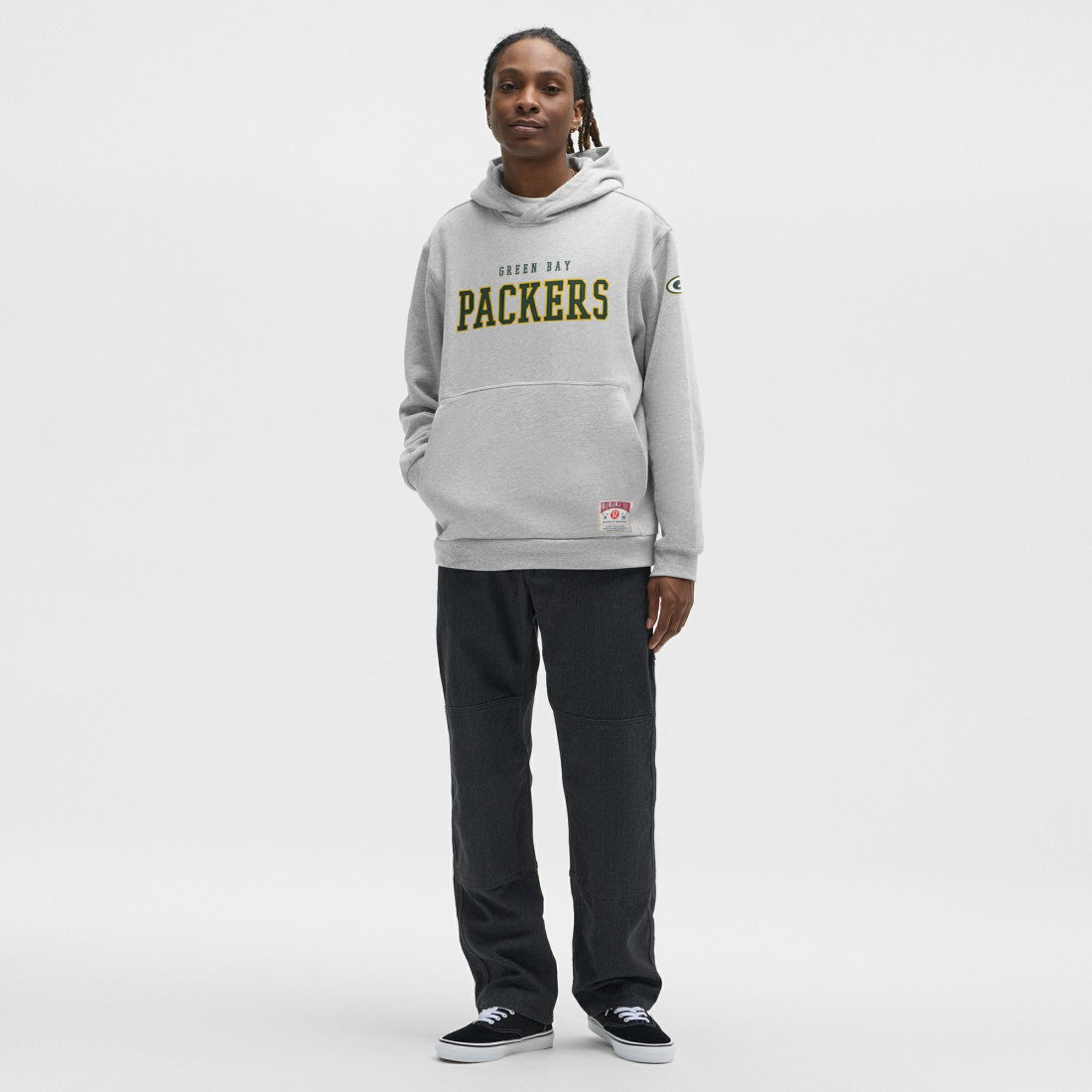 Green Bay Packers lululemon Steady State Pullover Hoodie Heathered Silver Drop