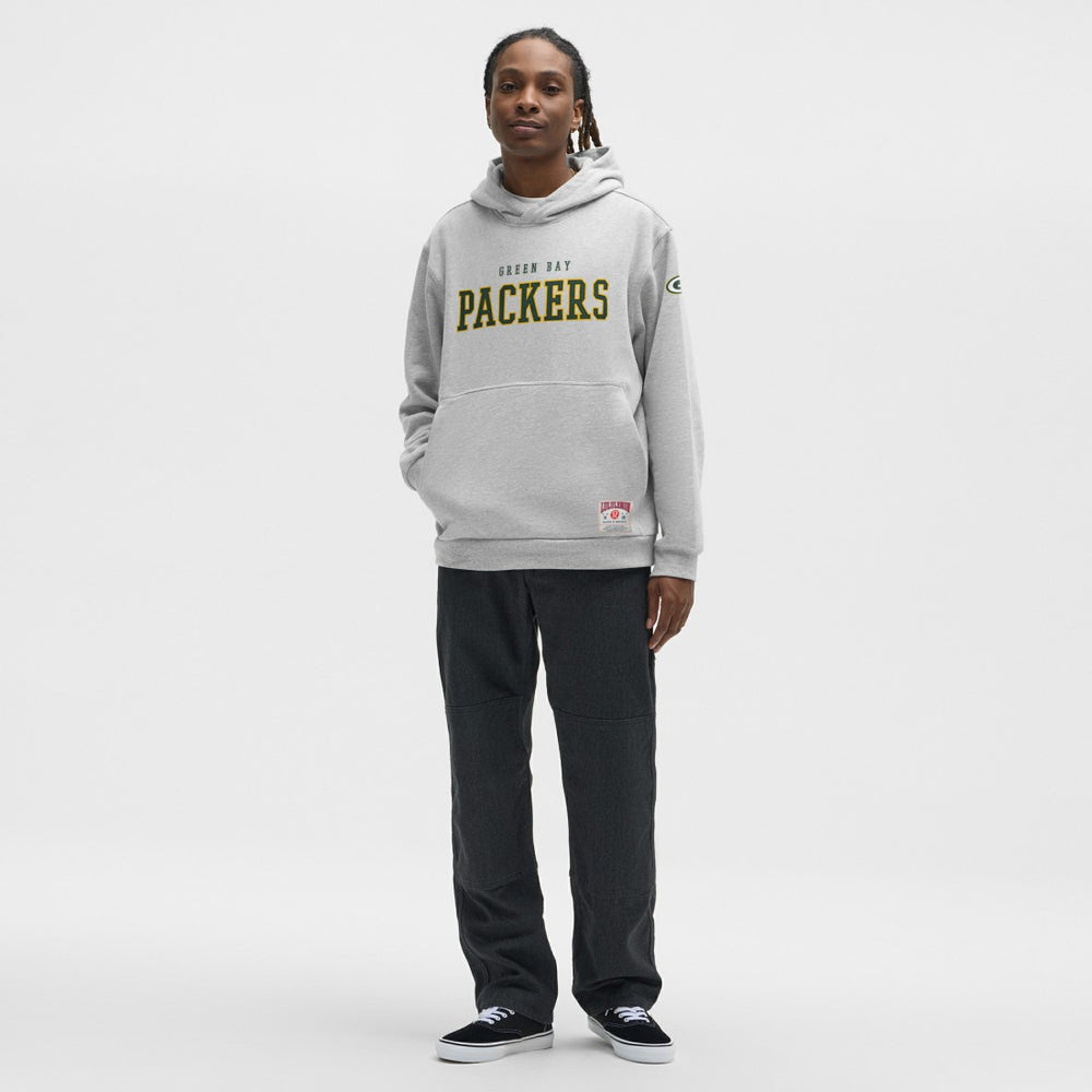 Green Bay Packers lululemon Steady State Pullover Hoodie Heathered Silver Drop