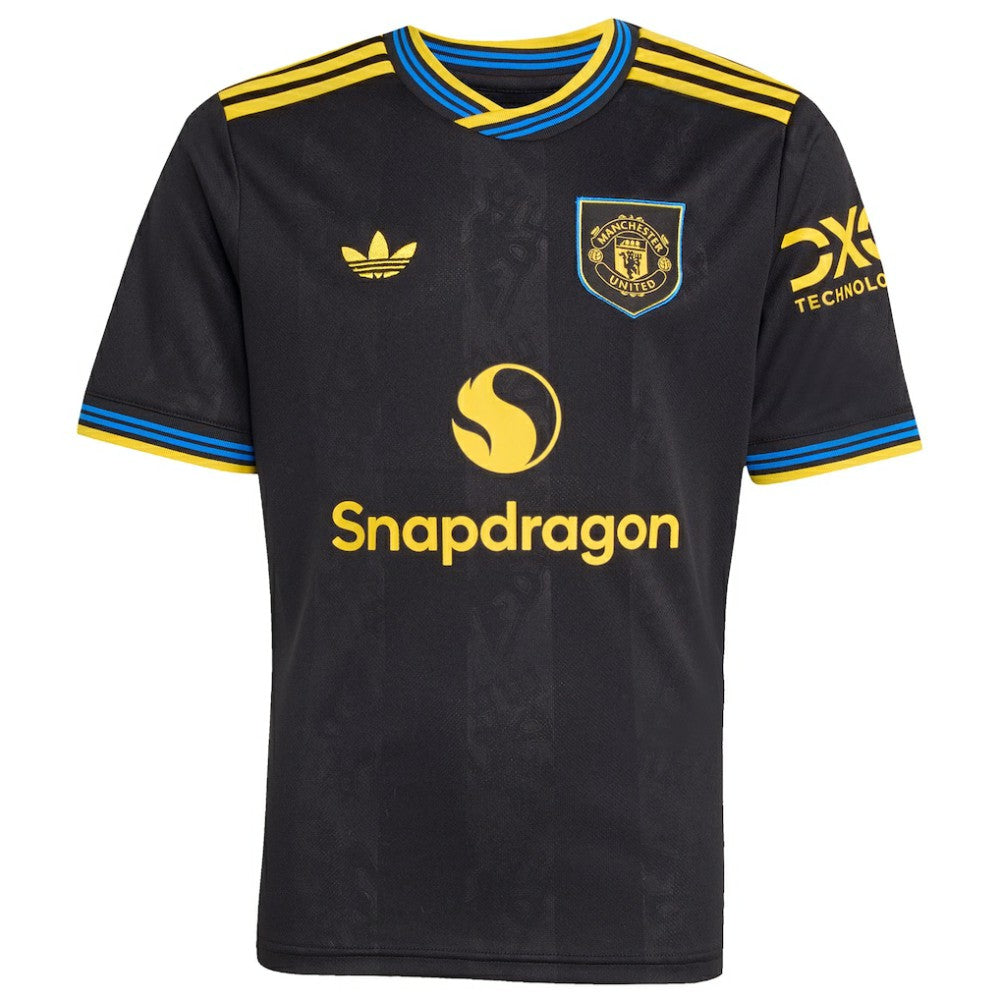 Manchester United Youth 2025/26 Third Replica Jersey Black