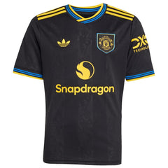 Manchester United Youth 2025/26 Third Replica Jersey Black