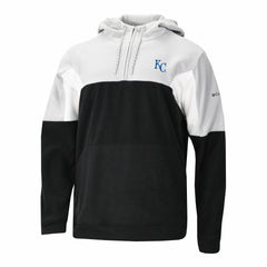 Kansas City Royals Columbia Men's Lodge Fleece Quarter-Zip Hoodie - Black Hoodies