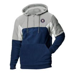 Houston Astros Columbia Men's Lodge Fleece Quarter-Zip Hoodie - Navy Hoodies