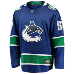 NHL Evander Kane Vancouver Canucks Fanatics Home Breakaway Jersey - Blue