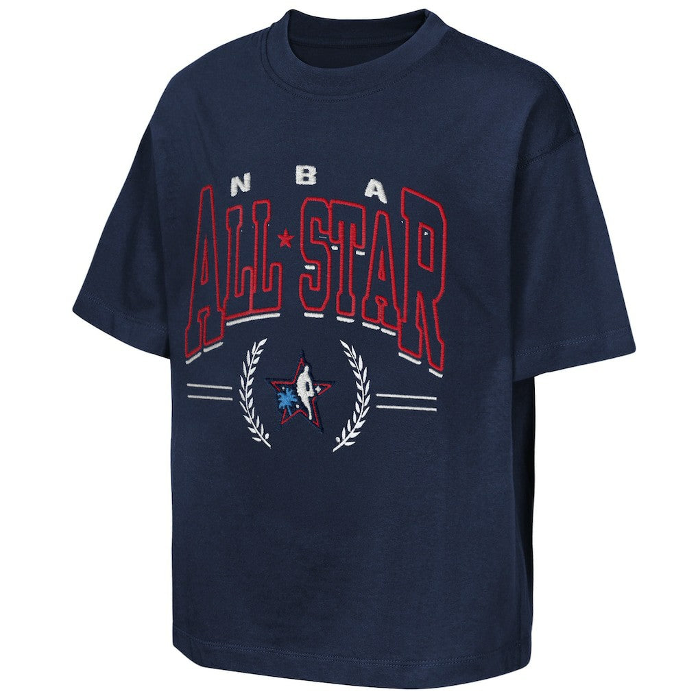 Outerstuff Youth 2026 NBA All-Star Game Premium Leaf T-Shirt Navy