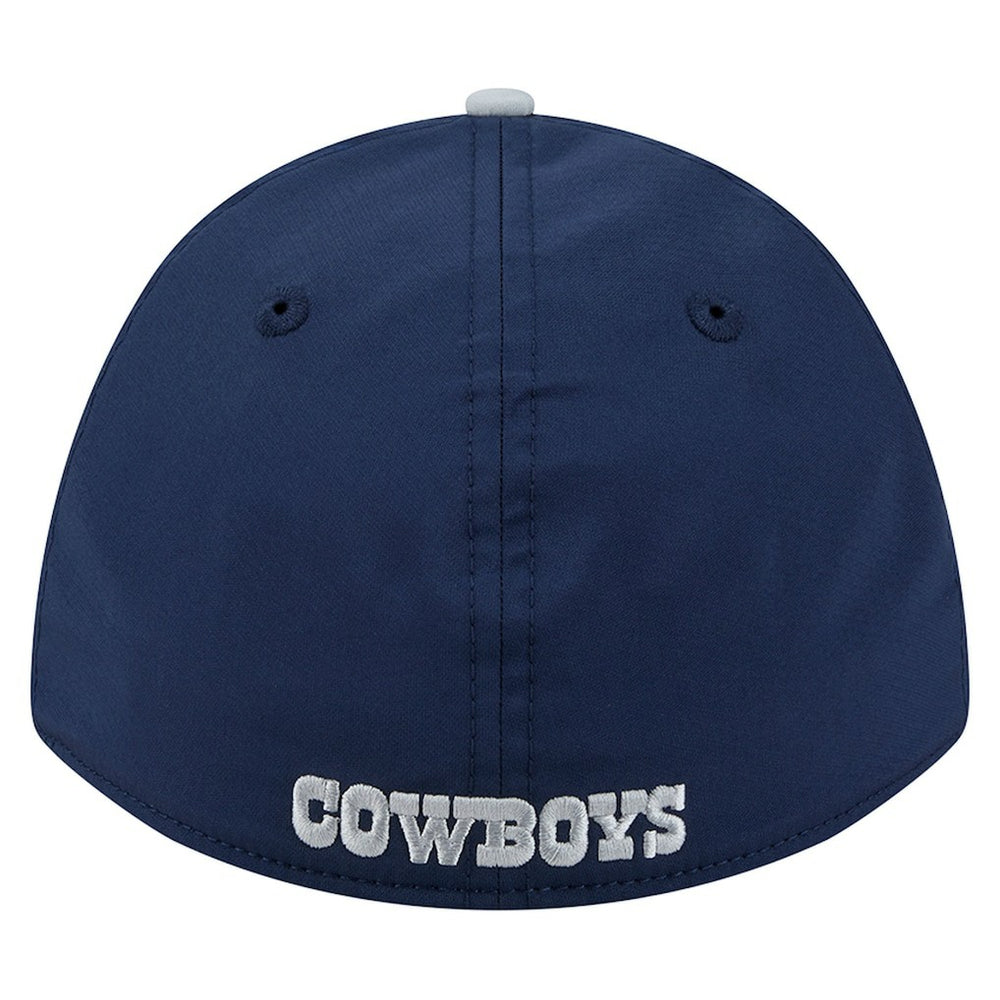 Dallas Cowboys Rope M-Crown A-Frame 39THIRTY Flex Hat Navy/Silver