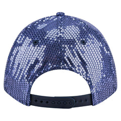 Dallas Cowboys New Era Women's Sequin 9FORTY Adjustable Hat Navy