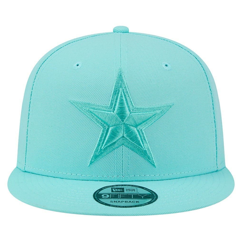 Dallas Cowboys New Era Colorpack 9FIFTY Snapback Hat Turquoise