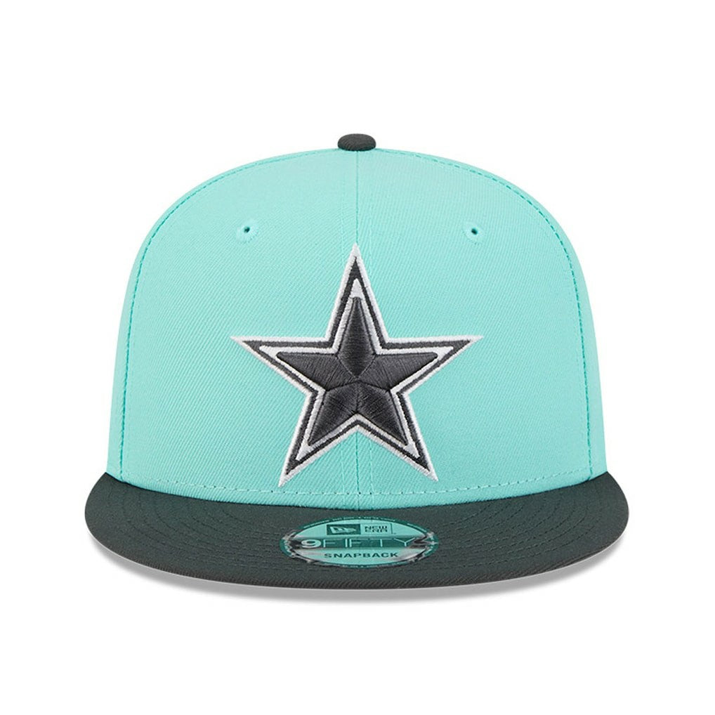 Dallas Cowboys New Era Two-Tone Color Pack 9FIFTY Snapback Hat Light Blue/Navy