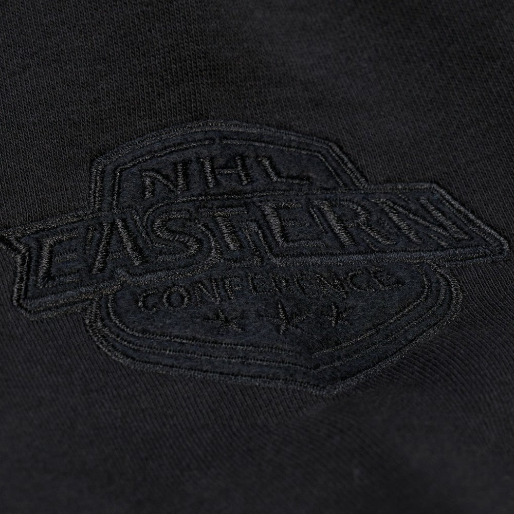 NHL Detroit Red Wings Mitchell & Ness Phantom Fleece Crew Neck Sweatshirt - Black