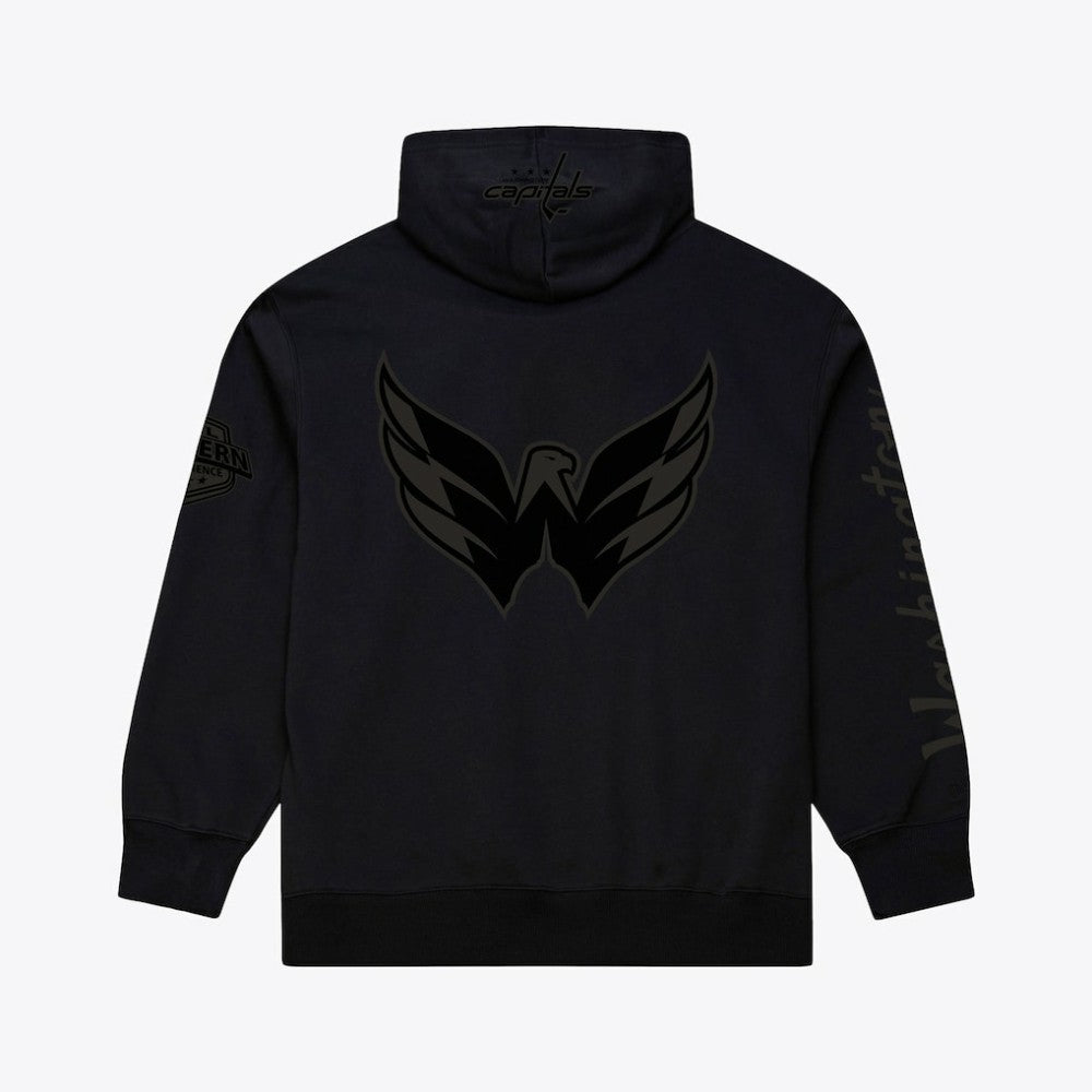 NHL Washington Capitals Mitchell & Ness Phantom Fleece Hoodie - Black