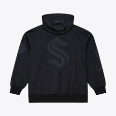 NHL Seattle Kraken Mitchell & Ness Phantom Fleece Hoodie - Black