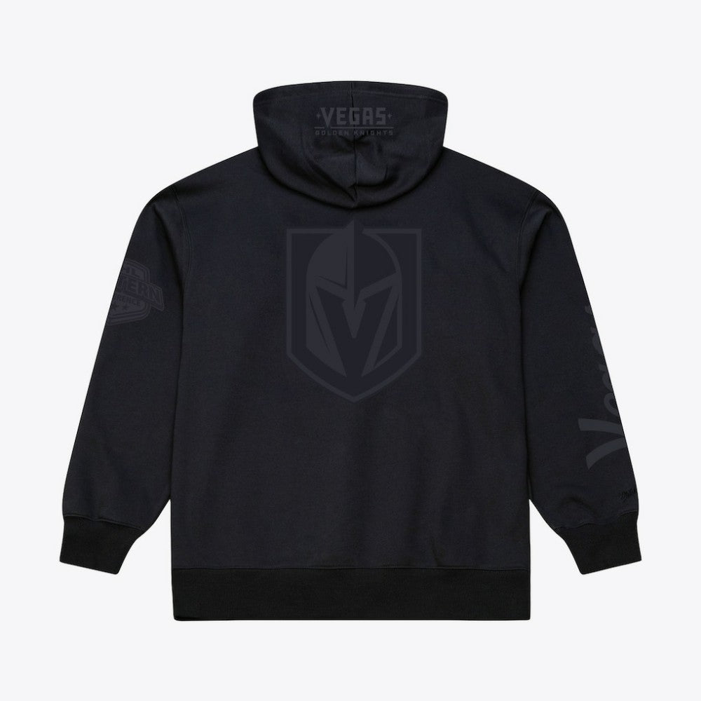 NHL Vegas Golden Knights Mitchell & Ness Phantom Fleece Hoodie - Black