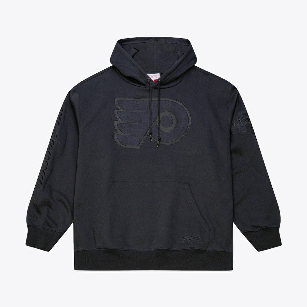 NHL Philadelphia Flyers Mitchell & Ness Phantom Fleece Hoodie - Black