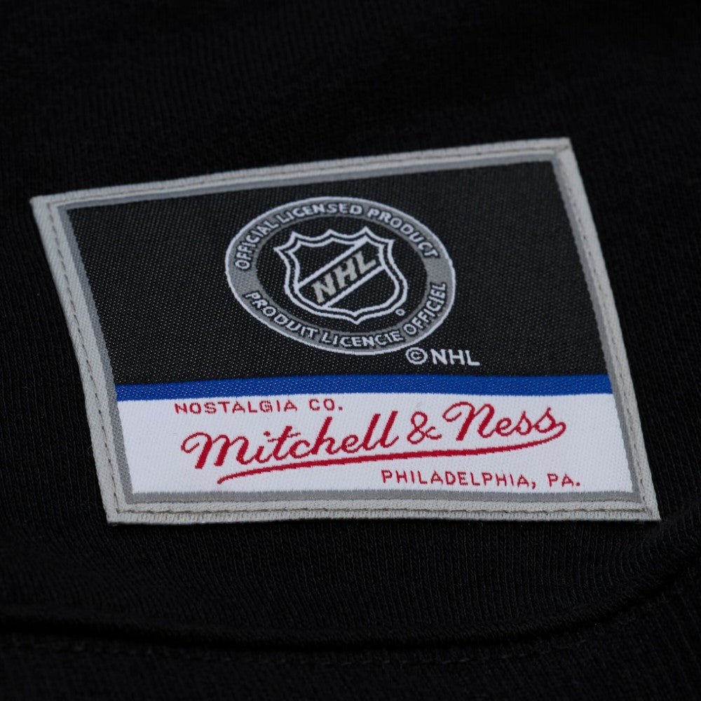 NHL Detroit Red Wings Mitchell & Ness Unisex Phantom Fleece Crew Neck Sweatshirt - Black
