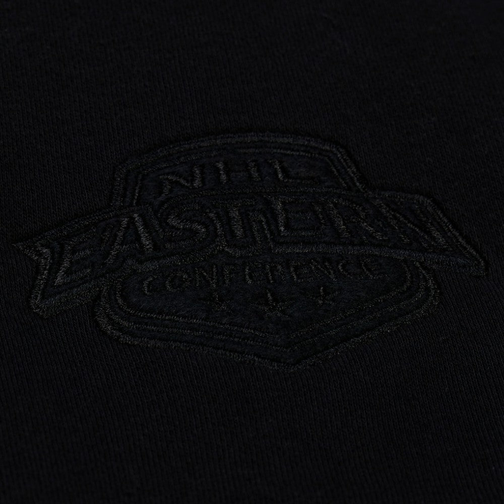 NHL Detroit Red Wings Mitchell & Ness Unisex Phantom Fleece Crew Neck Sweatshirt - Black