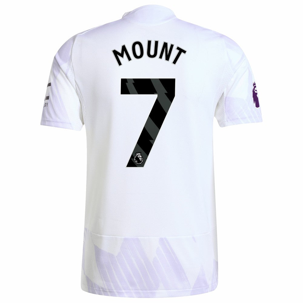 Mason Mount Manchester United 2025/26 Away Player Jersey White