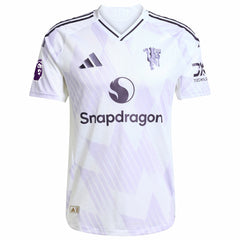 Kobbie Mainoo Manchester United 2025/26 Away Player Jersey White