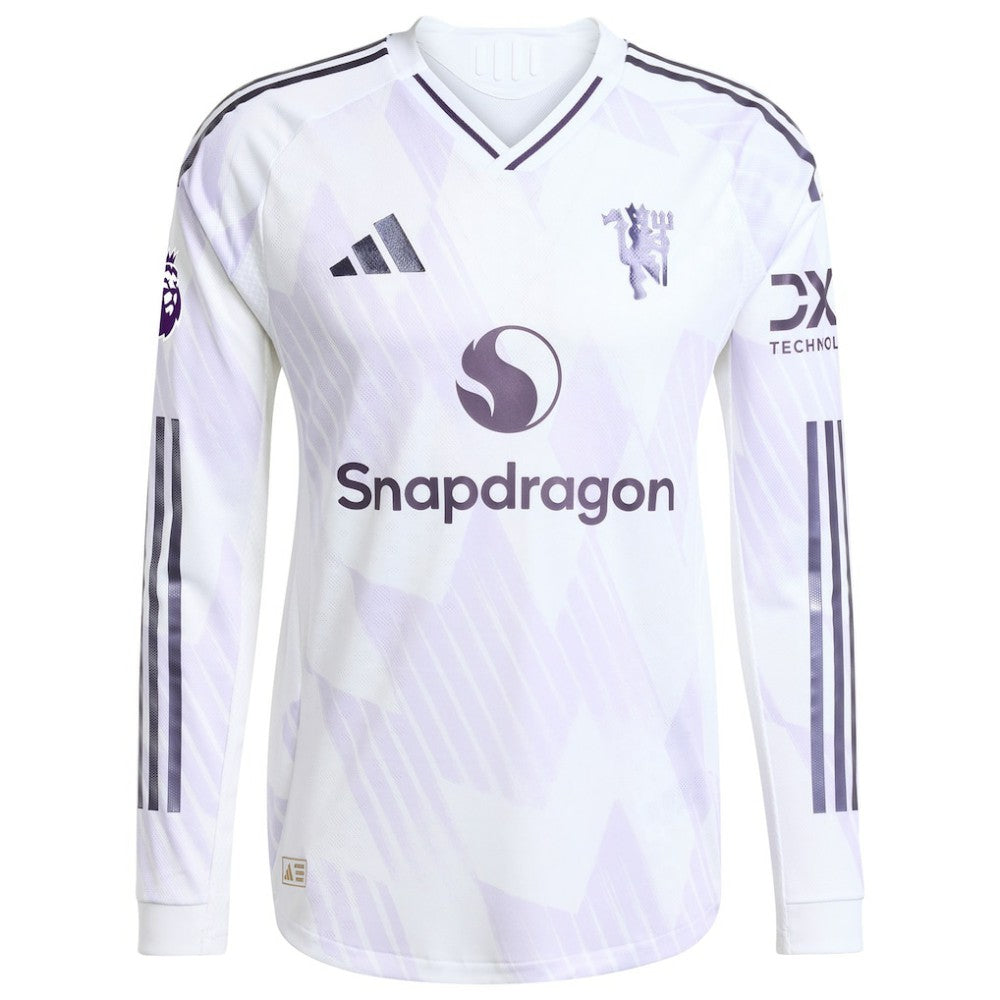 Amad Diallo Manchester United 2025/26 Away Long Sleeve Player Jersey White shop