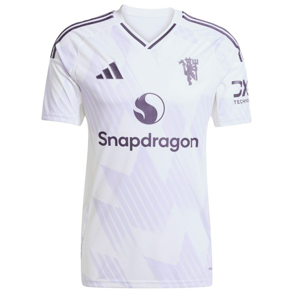 Amad Diallo Manchester United 2025/26 Away Replica Player Jersey White sale