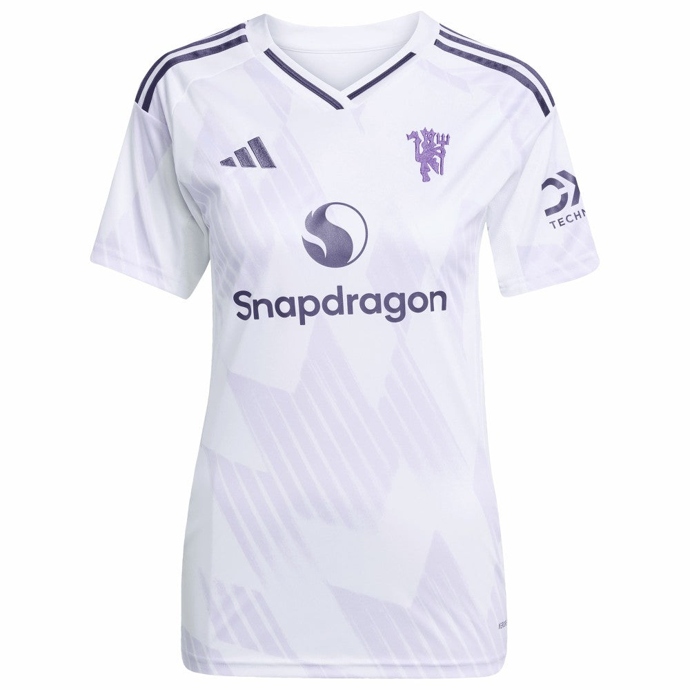 Bruno Fernandes Manchester United Women's 2025/26 Away Replica Player Jersey White