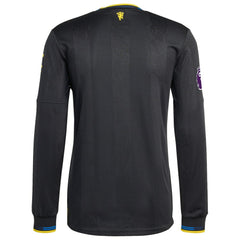 Manchester United 2025/26 Third Long Sleeve Jersey Black