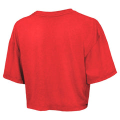 Philadelphia Phillies Majestic Threads Women's Boxy Crop T-Shirt - Red T-shirts