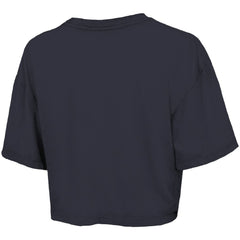 Detroit Tigers Majestic Threads Women's Boxy Crop T-Shirt - Navy T-shirts