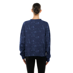 Indiana Pacers Women's Throwback Collection Mineral Wash Crewneck Sweatshirt Navy
