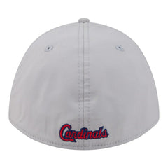 St. Louis Cardinals New Era Patch 39THIRTY A-Frame M-Crown Perforated Flex Hat - Gray Hats