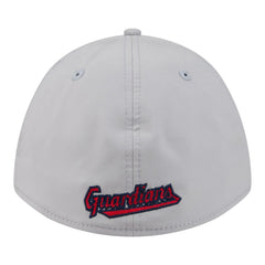 Cleveland Guardians New Era Patch 39THIRTY A-Frame M-Crown Perforated Flex Hat - Gray Hats