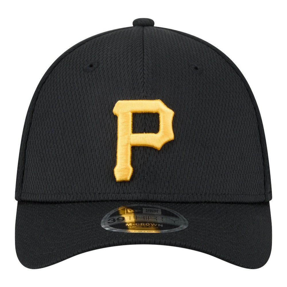 Pittsburgh Pirates New Era Dash 39THIRTY Flex Hat - Black Hats