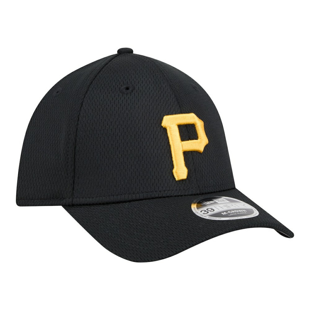 Pittsburgh Pirates New Era Dash 39THIRTY Flex Hat - Black Hats