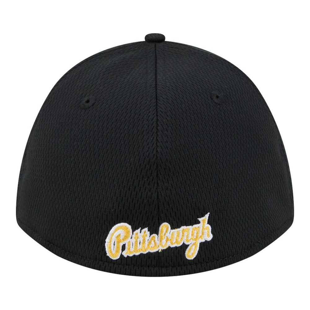 Pittsburgh Pirates New Era Dash 39THIRTY Flex Hat - Black Hats