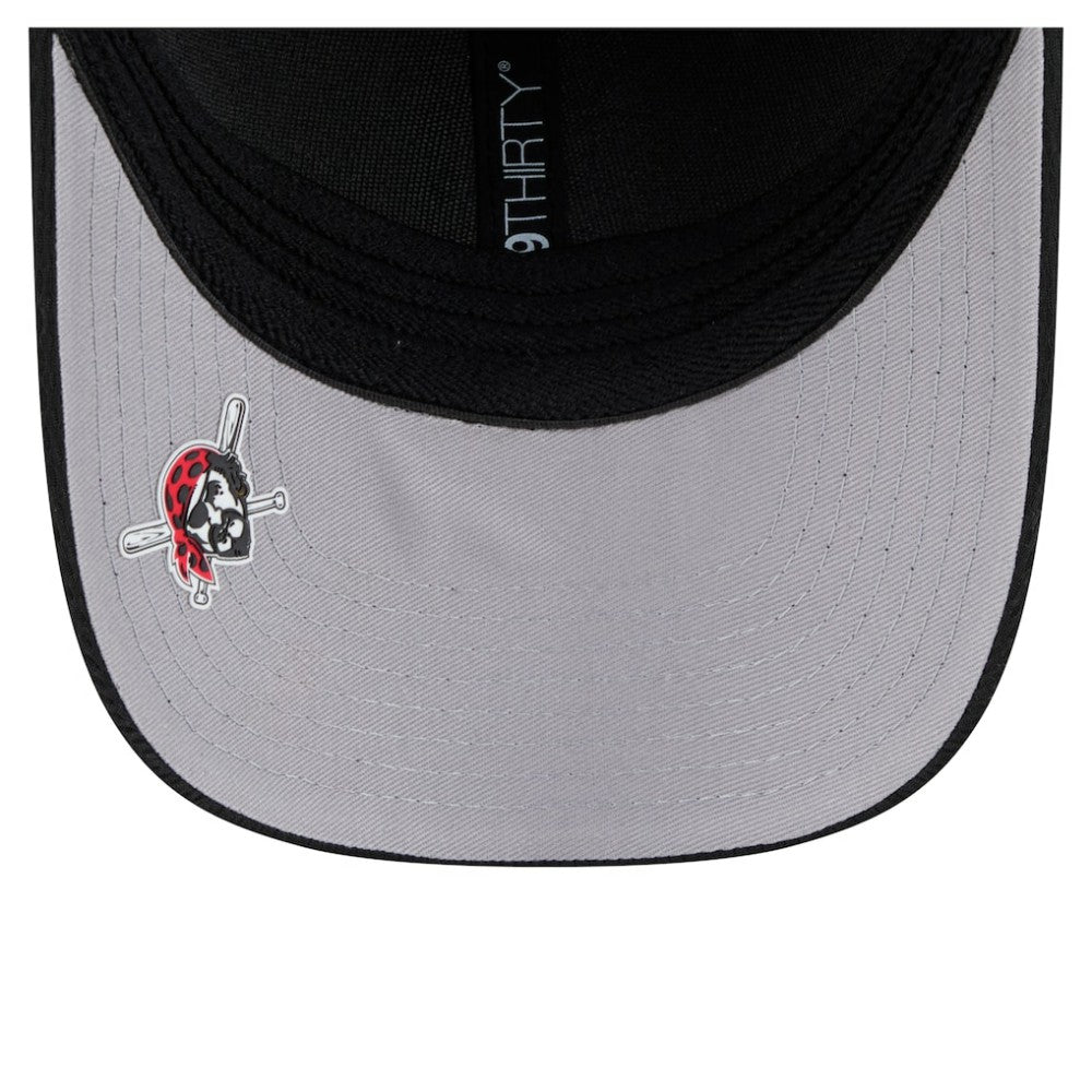 Pittsburgh Pirates New Era Dash 39THIRTY Flex Hat - Black Hats