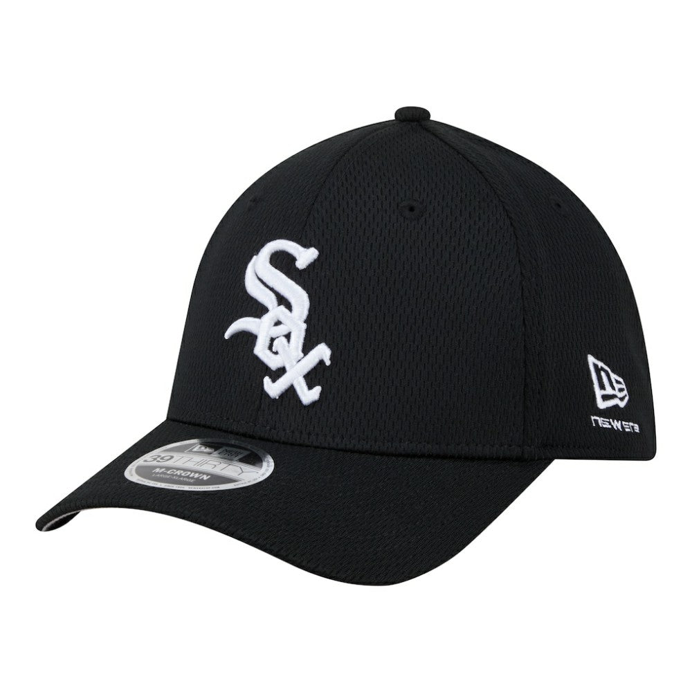Chicago White Sox New Era Dash 39THIRTY Flex Hat - Black Hats
