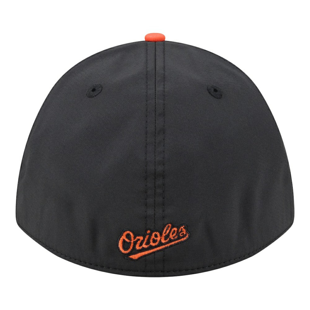 Baltimore Orioles New Era Rope M-Crown A-Frame 39THIRTY Flex Hat - Black/Orange Hats