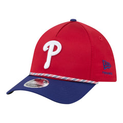 Philadelphia Phillies New Era Rope M-Crown A-Frame 39THIRTY Flex Hat - Red/Royal Hats