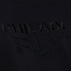 NHL Philadelphia Flyers Mitchell & Ness Unisex Phantom Fleece Crew Neck Sweatshirt - Black