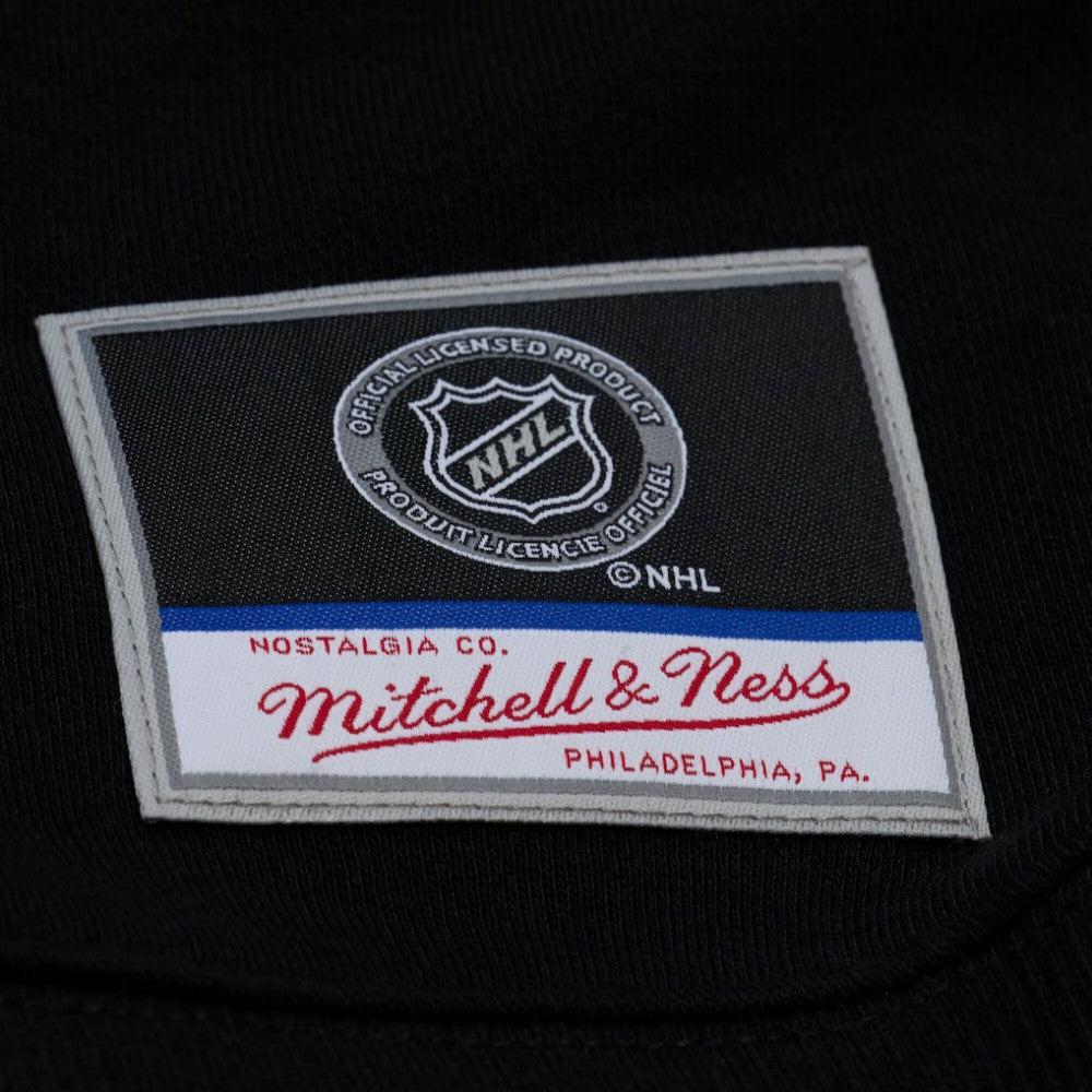 NHL Philadelphia Flyers Mitchell & Ness Unisex Phantom Fleece Crew Neck Sweatshirt - Black