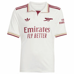 Arsenal Youth 2025/26 Third Replica Custom Jersey White
