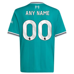 Liverpool Youth 2025/26 Third Replica Custom Jersey Green