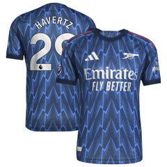 Kai Havertz Arsenal 2025/26 Away Player Jersey Blue sale
