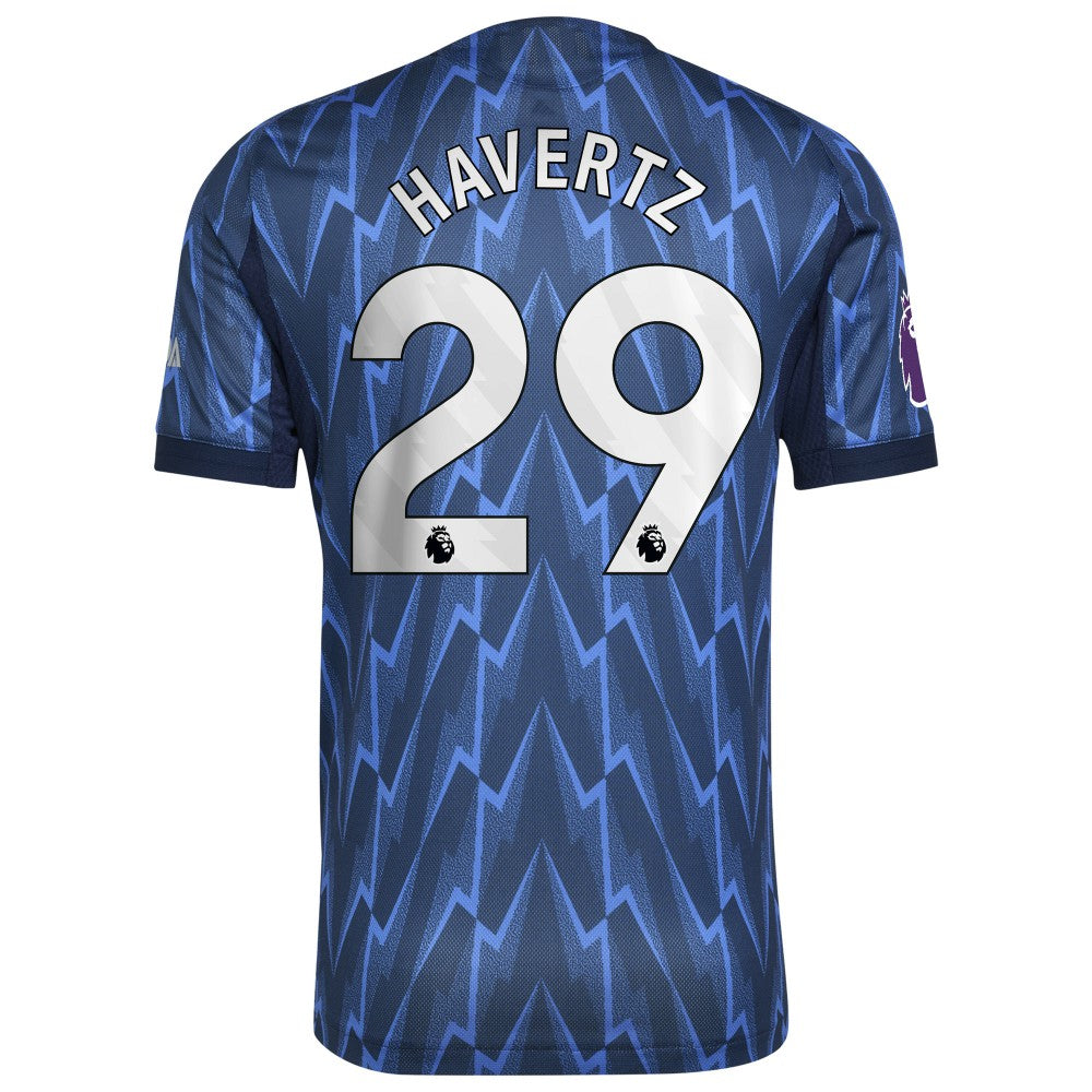 Kai Havertz Arsenal 2025/26 Away Player Jersey Blue sale