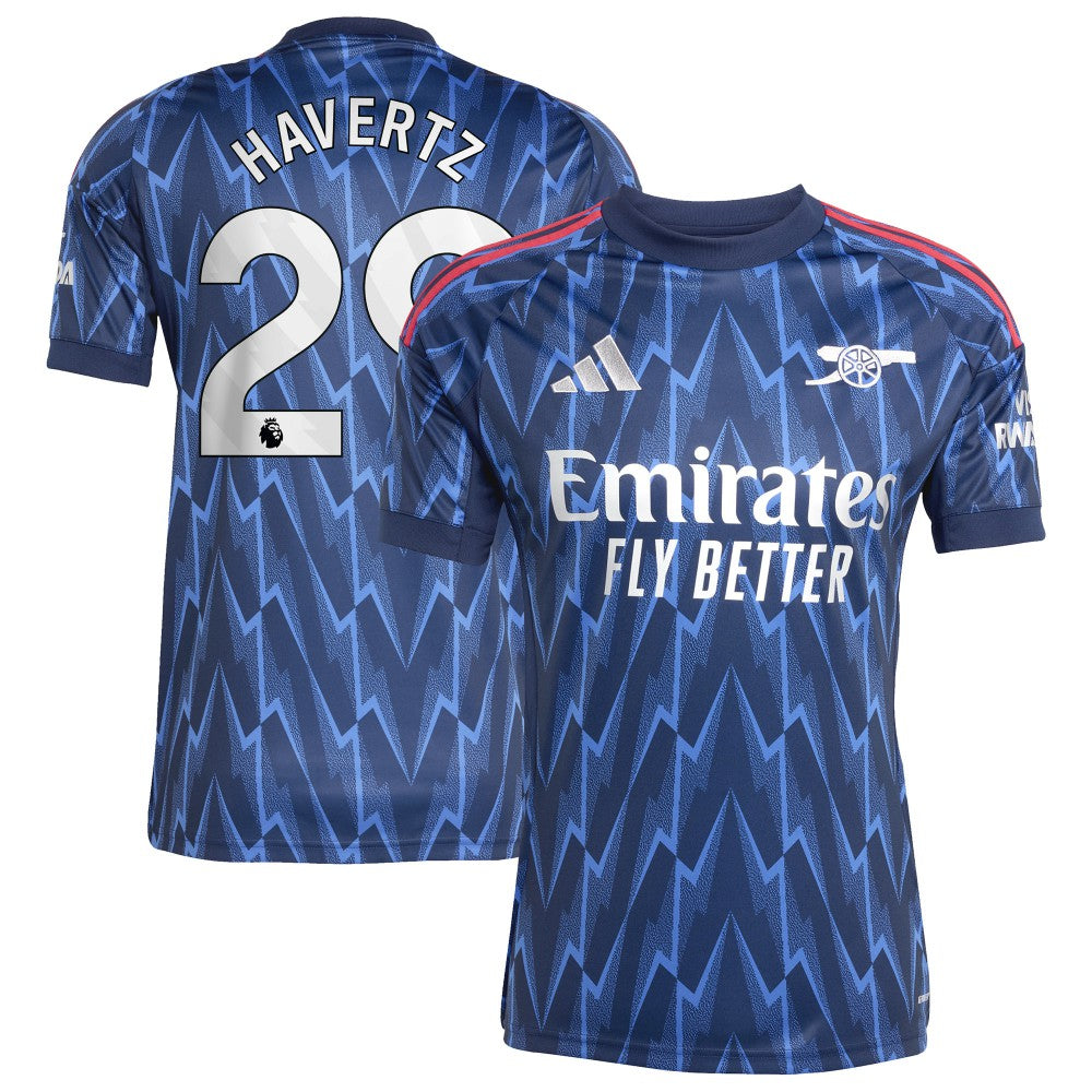 Kai Havertz Arsenal 2025/26 Away Replica Player Jersey Blue sale