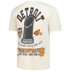 Detroit Tigers Mitchell & Ness Legacy Defined T-Shirt - Cream T-shirts