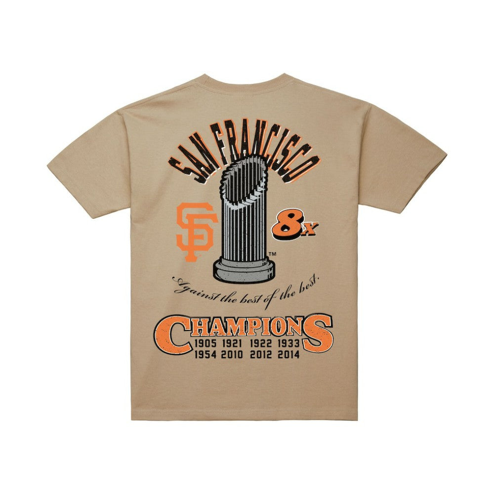 San Francisco Giants Mitchell & Ness Legacy Defined T-Shirt - Cream T-shirts