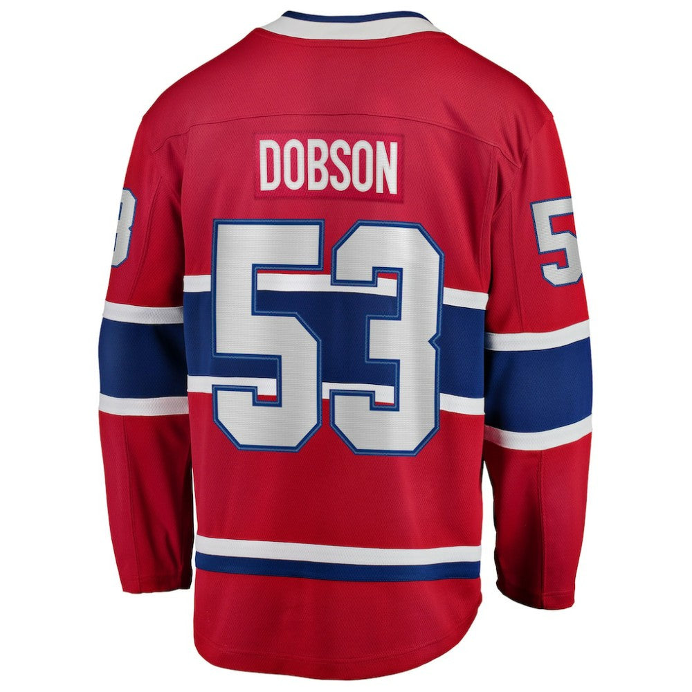 NHL Noah Dobson Montreal Canadiens Fanatics Home Breakaway Jersey - Red